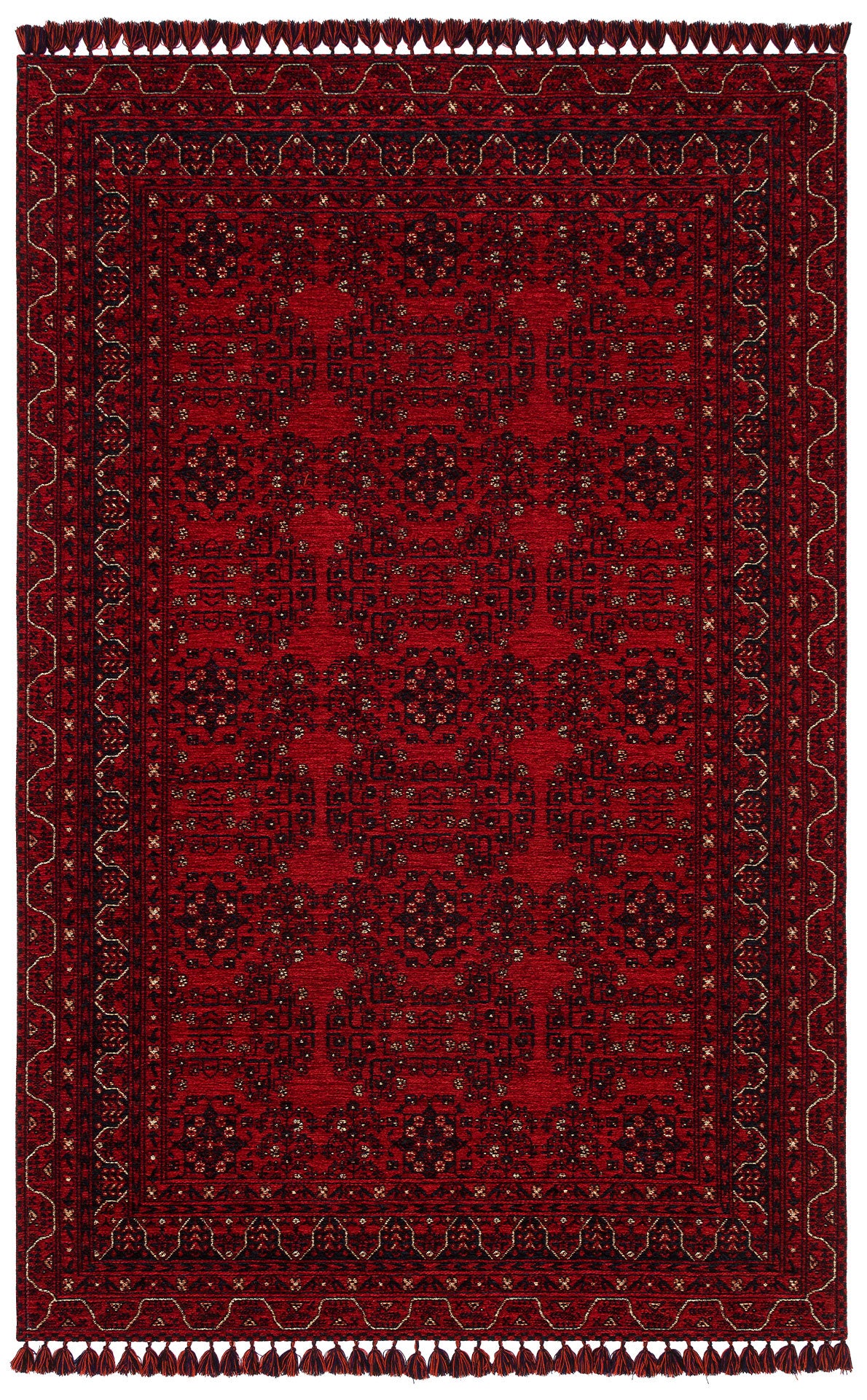 Tahran THN02 Red Dokuma Yıkanabilir Salon Mutfak Koridor Halısı
