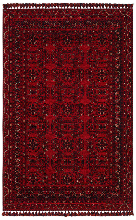 Tahran THN02 Red Dokuma Yıkanabilir Salon Mutfak Koridor Halısı