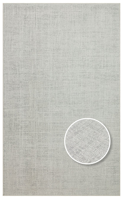 Hitit Plain Silver Örgü Dokuma Salon Koridor Mutfak Halısı Bukle