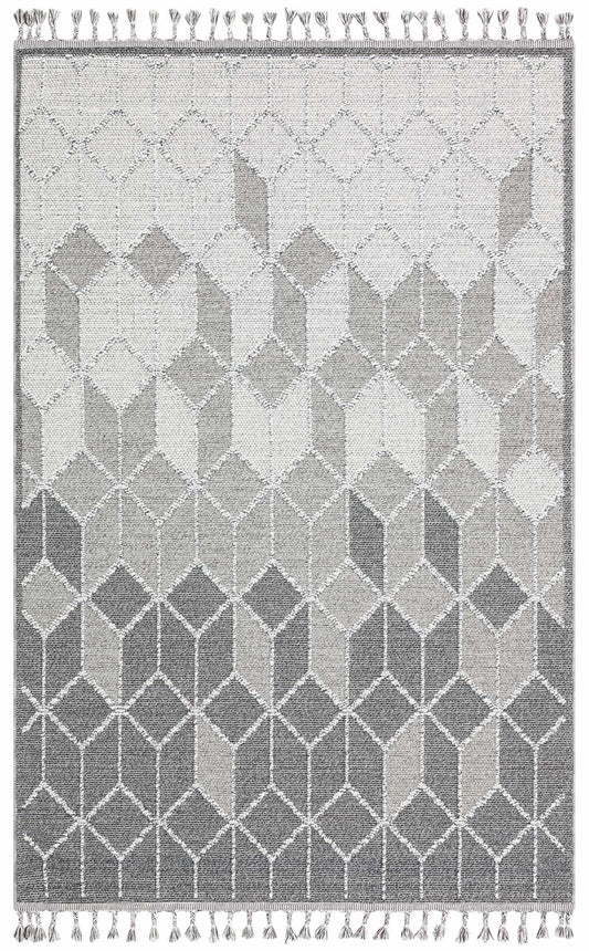 Flam FLM03 Grey Örgü Dokuma Salon Koridor Mutfak Halısı Bukle