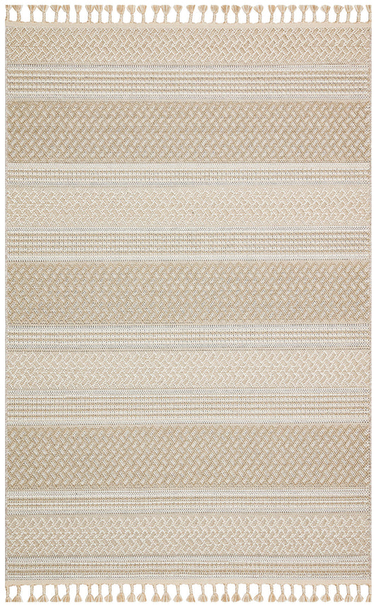 Flam FLM05 Beige Örgü Dokuma Salon Koridor Mutfak Halısı Bukle