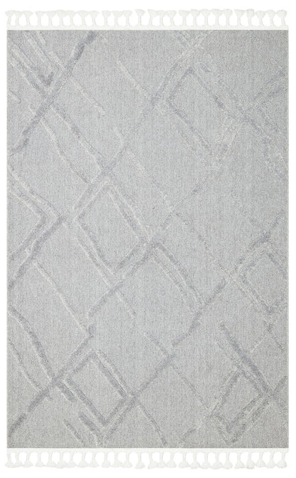 Malibu MLB03 Grey  Örgü Dokuma Salon Koridor Mutfak Halısı Bukle