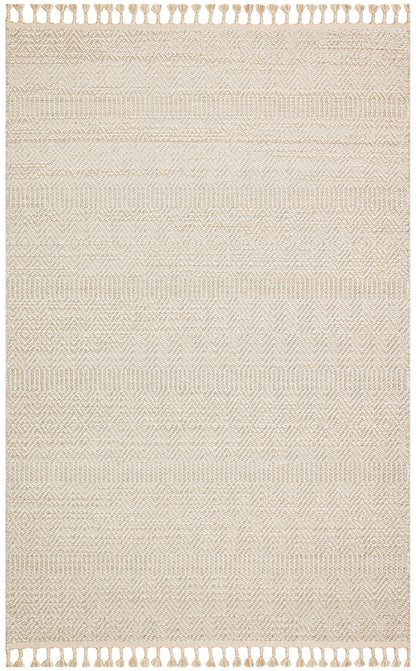 Flam FLM01 Beige Örgü Dokuma Salon Koridor Mutfak Halısı Bukle