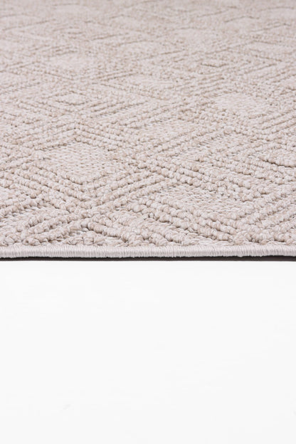 Skyet SKT0206 Beige Bukle Dokuma Minimalist İskandinav Halı