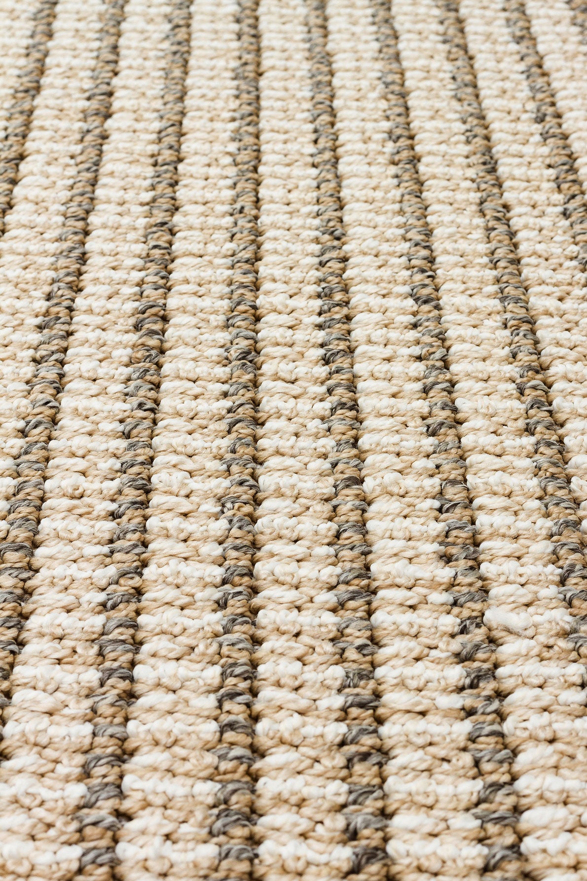 Flam FLM17 Beige Ivory Örgü Dokuma Salon Koridor Mutfak Halısı Bukle