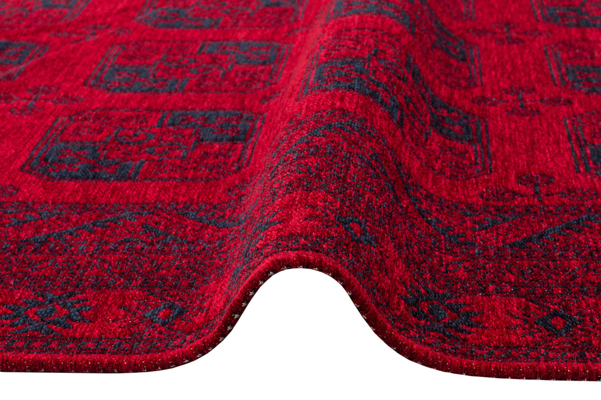 Tahran THN01 Red Dokuma Yıkanabilir Salon Mutfak Koridor Halısı