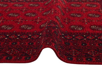 Tahran THN04 Red Dokuma Yıkanabilir Salon Mutfak Koridor Halısı