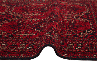 Tahran THN05 Red Dokuma Yıkanabilir Salon Mutfak Koridor Halısı