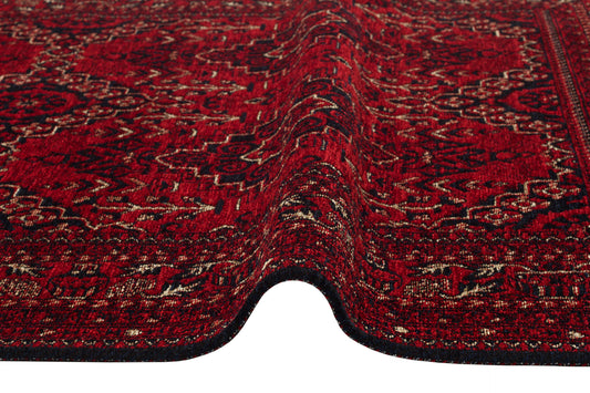 Tahran THN05 Red Dokuma Yıkanabilir Salon Mutfak Koridor Halısı