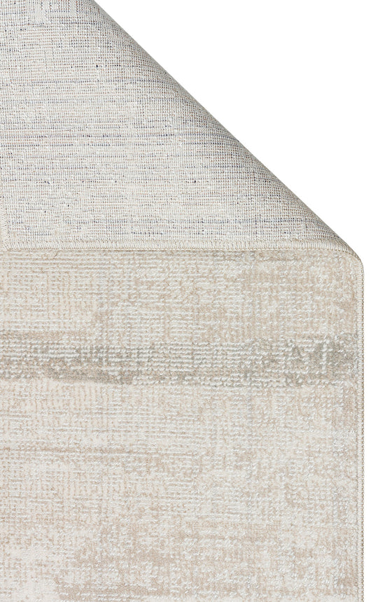Hitit HT01 Grey Beige Örgü Dokuma Salon Koridor Mutfak Halısı Bukle