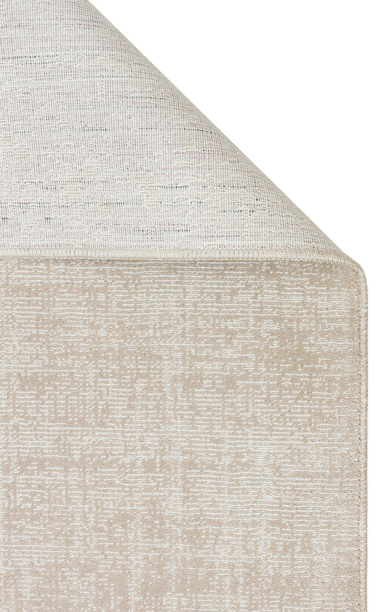 Hitit Plain Beige Örgü Dokuma Salon Koridor Mutfak Halısı Bukle
