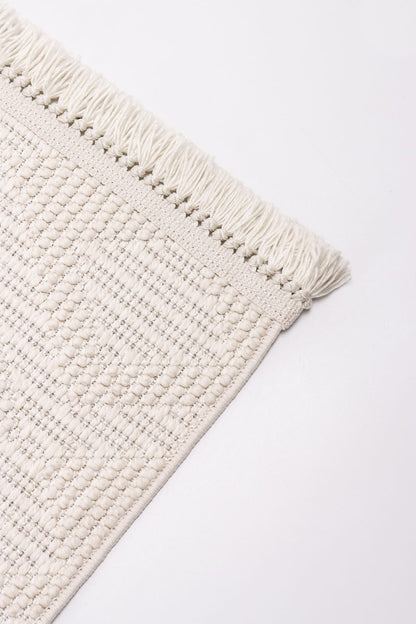 Skyet SKT0207 Krem Bukle Dokuma Minimalist İskandinav Halı