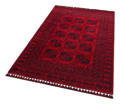 Tahran THN01 Red Dokuma Yıkanabilir Salon Mutfak Koridor Halısı