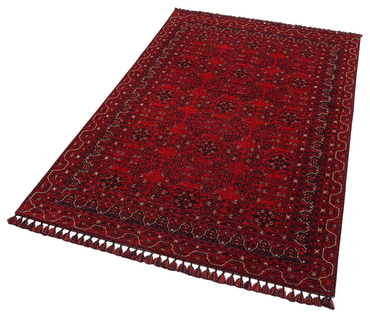Tahran THN02 Red Dokuma Yıkanabilir Salon Mutfak Koridor Halısı