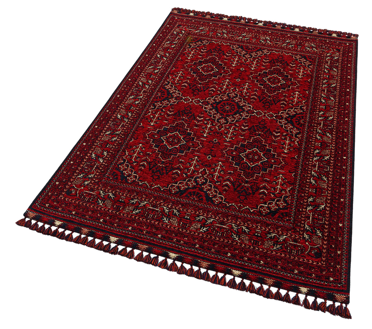 Tahran THN05 Red Dokuma Yıkanabilir Salon Mutfak Koridor Halısı