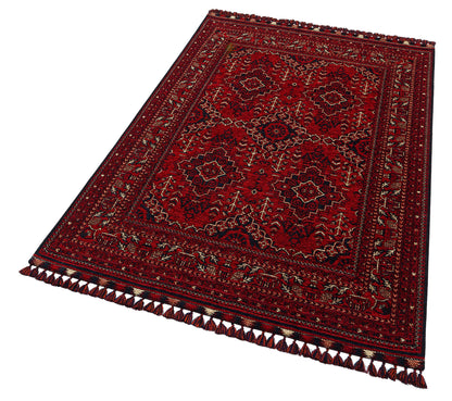Tahran THN05 Red Dokuma Yıkanabilir Salon Mutfak Koridor Halısı