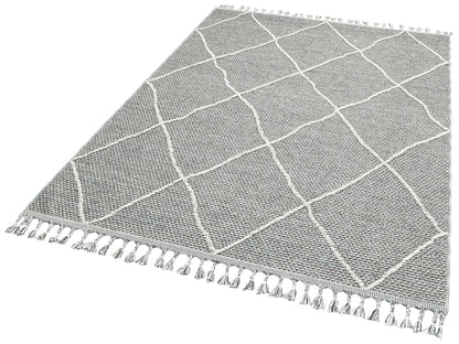 Flam FLM02 Grey Örgü Dokuma Salon Koridor Mutfak Halısı Bukle