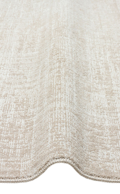 Hitit Plain Beige Örgü Dokuma Salon Koridor Mutfak Halısı Bukle