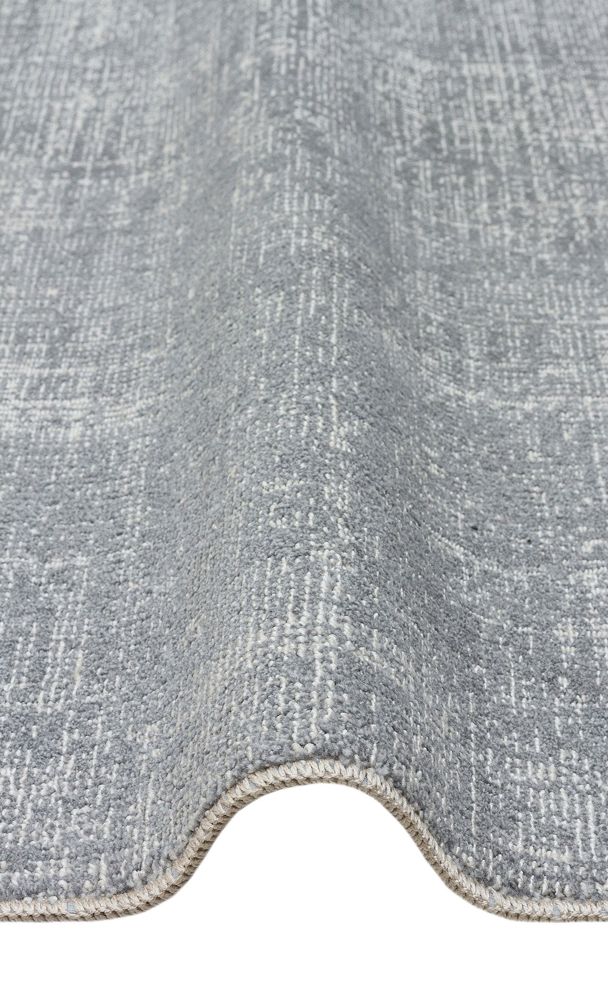 Hitit Plain Grey Örgü Dokuma Salon Koridor Mutfak Halısı Bukle