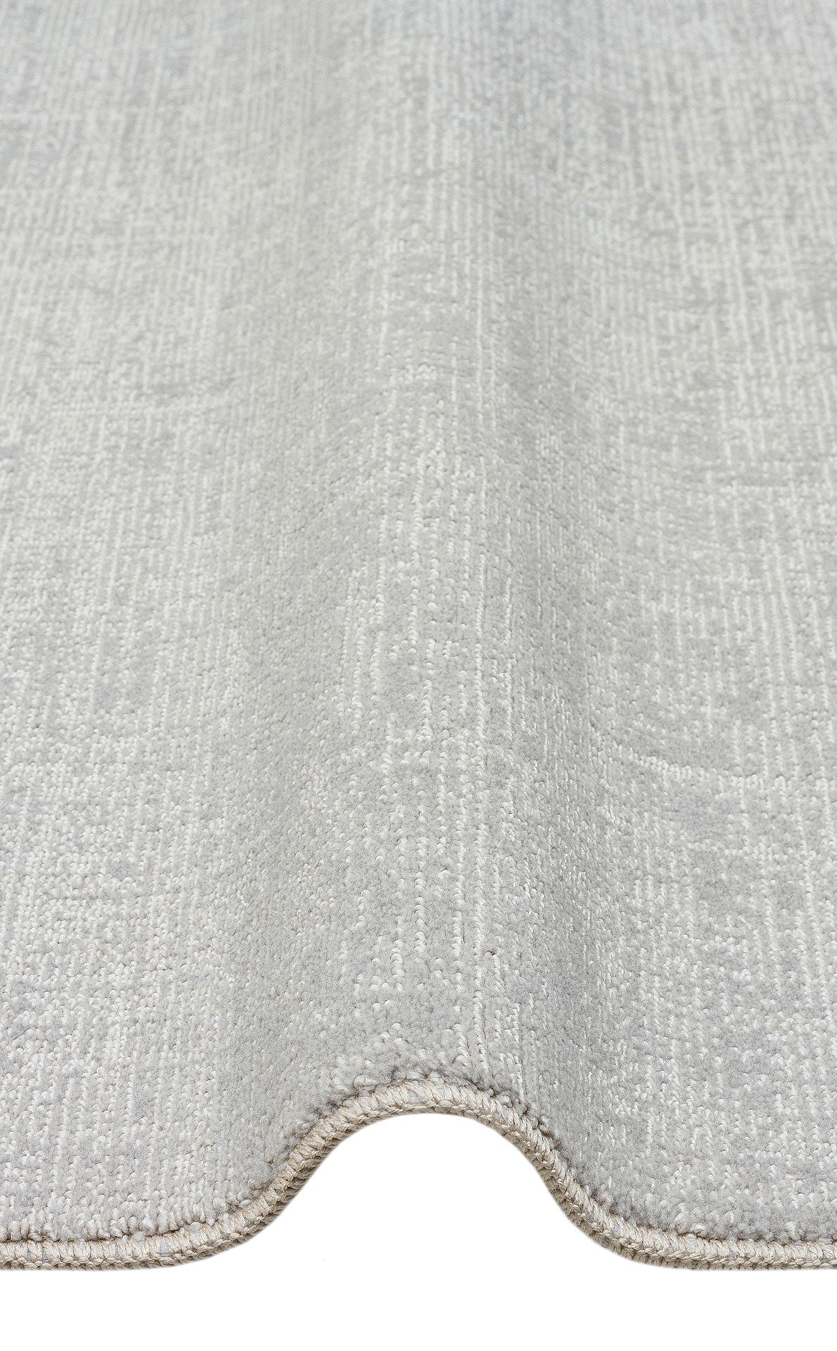 Hitit Plain Silver Örgü Dokuma Salon Koridor Mutfak Halısı Bukle