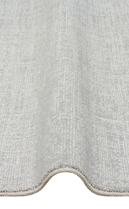Hitit Plain Silver Örgü Dokuma Salon Koridor Mutfak Halısı Bukle