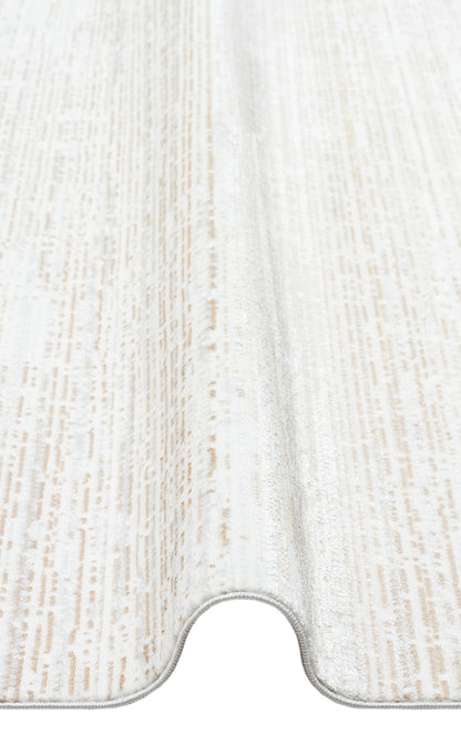 Sateen ST101 Beige Dokuma Salon Koridor Mutfak Halısı