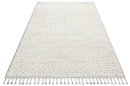 Flam FLM13 Cream Grey Örgü Dokuma Salon Koridor Mutfak Halısı Bukle