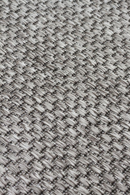 Sisal Plus SSL04 Antrasit Gri Dokuma Yıkanabilir Salon Mutfak Koridor Halısı