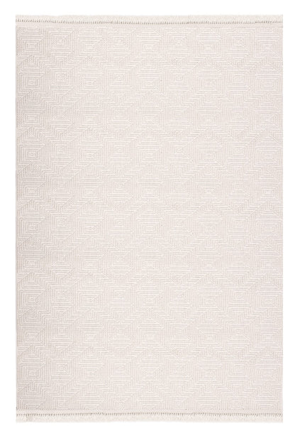 Skyet SKT0307 Krem Bukle Dokuma Minimalist İskandinav Halı
