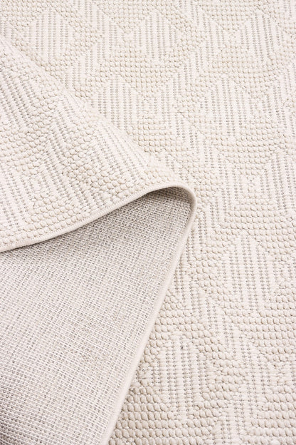 Skyet SKT0207 Krem Bukle Dokuma Minimalist İskandinav Halı