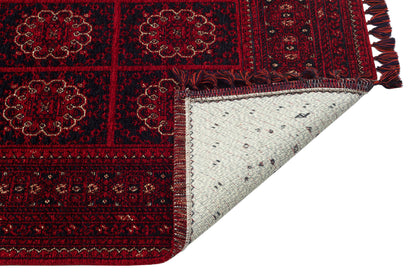 Tahran THN03 Red Dokuma Yıkanabilir Salon Mutfak Koridor Halısı