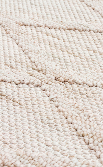 Loft LFT04 Beige Örgü Dokuma Salon Koridor Mutfak Halısı Bukle