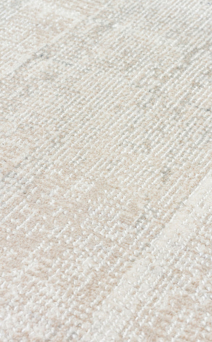 Hitit HT01 Grey Beige Örgü Dokuma Salon Koridor Mutfak Halısı Bukle
