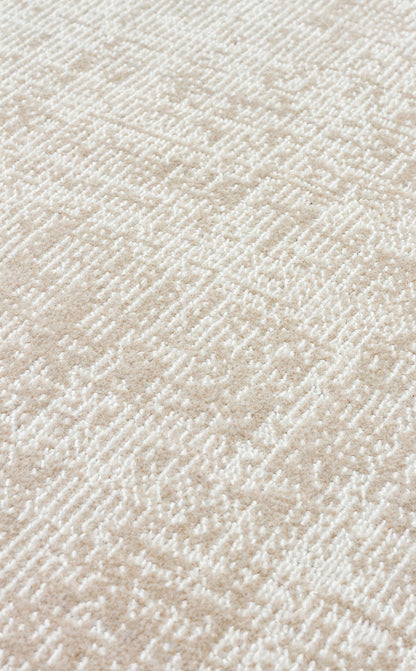 Hitit Plain Beige Örgü Dokuma Salon Koridor Mutfak Halısı Bukle