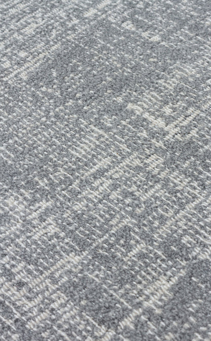 Hitit Plain Grey Örgü Dokuma Salon Koridor Mutfak Halısı Bukle