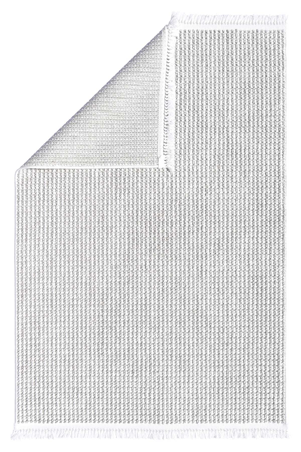 Skyet SKT0401 Grey Bukle Dokuma Minimalist İskandinav Halı