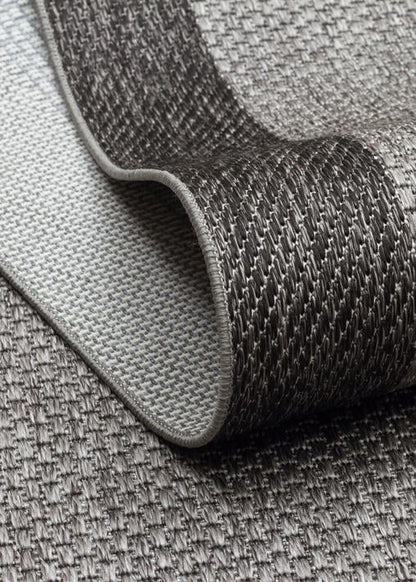 Sisal Plus SSL04 Antrasit Gri Dokuma Yıkanabilir Salon Mutfak Koridor Halısı