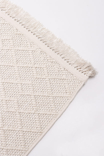 Skyet SKT0107 Krem Bukle Dokuma Minimalist İskandinav Halı