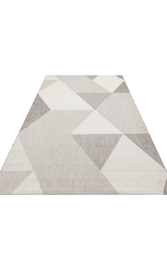 Sisal SSL03 Grey Dokuma Yıkanabilir Salon Mutfak Koridor Halısı
