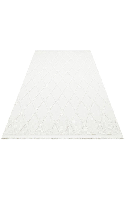 Loft LFT04 Cream Örgü Dokuma Salon Koridor Mutfak Halısı Bukle