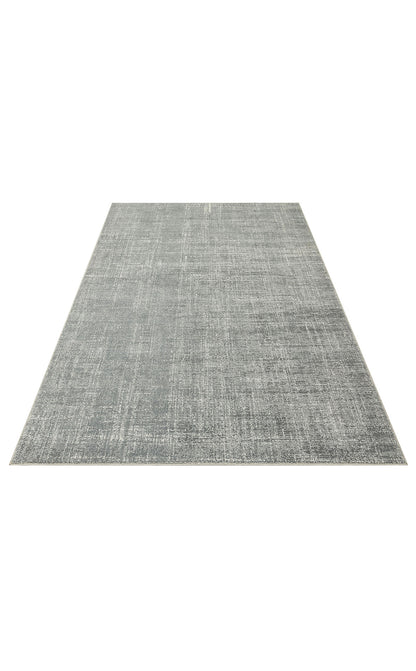 Hitit Plain Grey Örgü Dokuma Salon Koridor Mutfak Halısı Bukle