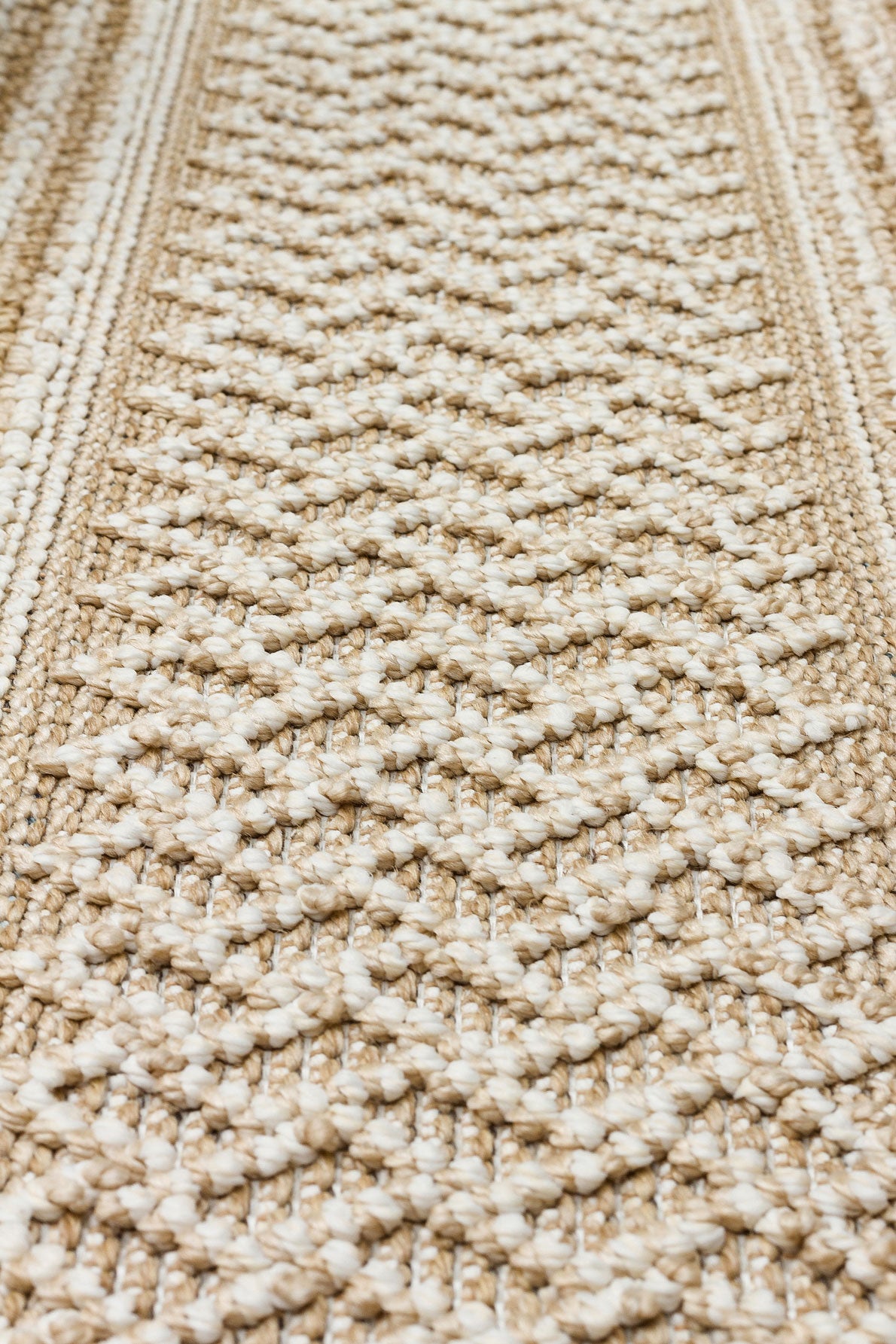Flam FLM05 Beige Örgü Dokuma Salon Koridor Mutfak Halısı Bukle