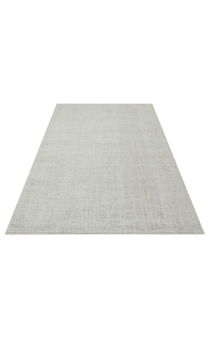 Hitit Plain Silver Örgü Dokuma Salon Koridor Mutfak Halısı Bukle