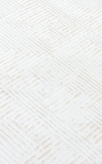 Sateen ST109 Cream Beige Dokuma Salon Koridor Mutfak Halısı