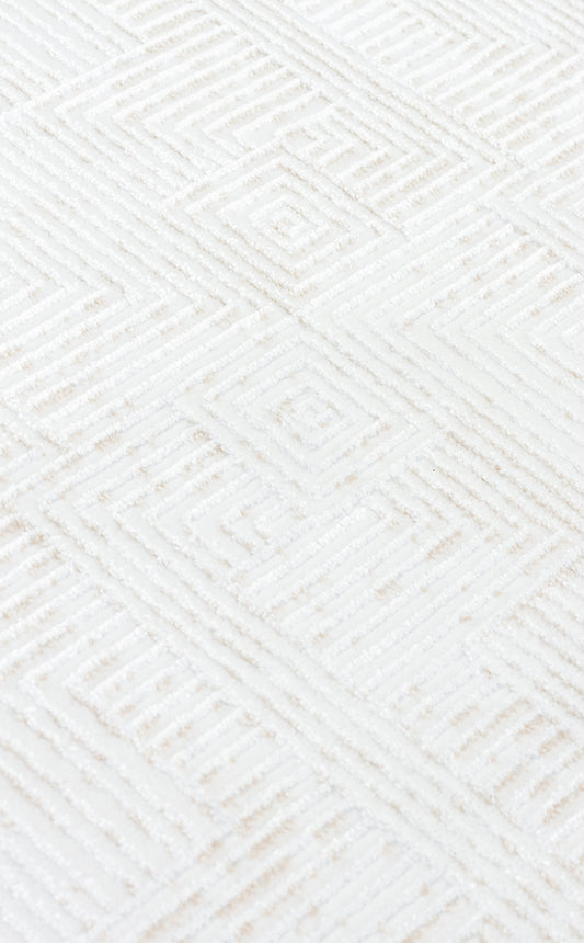Sateen ST109 Cream Beige Dokuma Salon Koridor Mutfak Halısı
