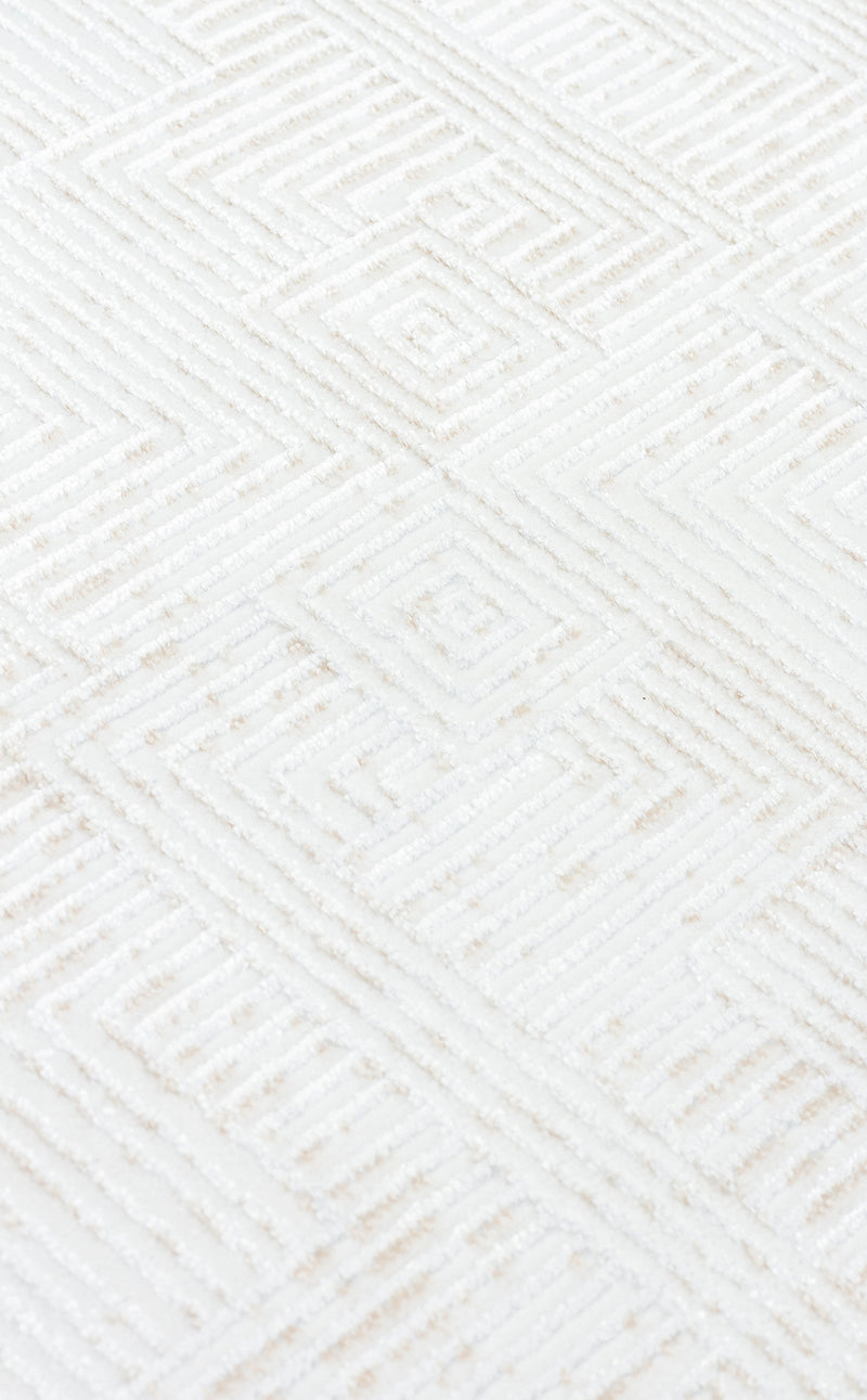 Sateen ST109 Cream Beige Dokuma Salon Koridor Mutfak Halısı