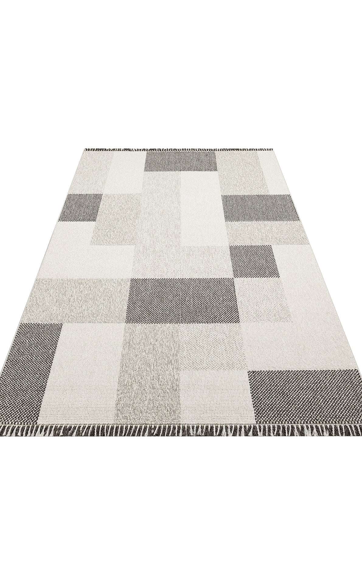 Logan LGN07 Grey Örgü Dokuma Salon Koridor Mutfak Halısı Bukle