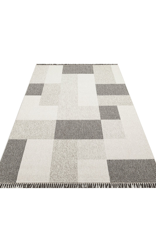 Logan LGN07 Grey Örgü Dokuma Salon Koridor Mutfak Halısı Bukle