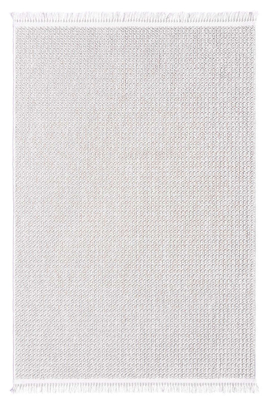 Skyet SKT0406 Beige Bukle Dokuma Minimalist İskandinav Halı