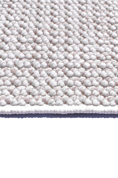 Skyet SKT0406 Beige Bukle Dokuma Minimalist İskandinav Halı